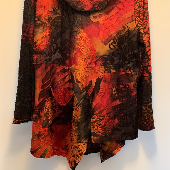 long beautiful multi coloured tunic top - Picture 3 of 5